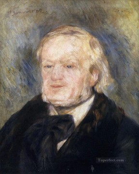 Pierre Auguste Renoir Painting - retrato de Richard Wagner Pierre Auguste Renoir